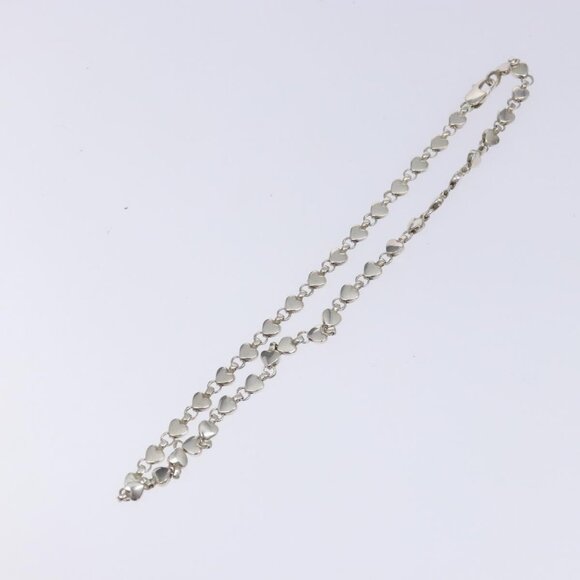 TIFFANY&Co. Puff Heart Necklace Ag925 Silver Auth 128895M - Picture 13 of 16